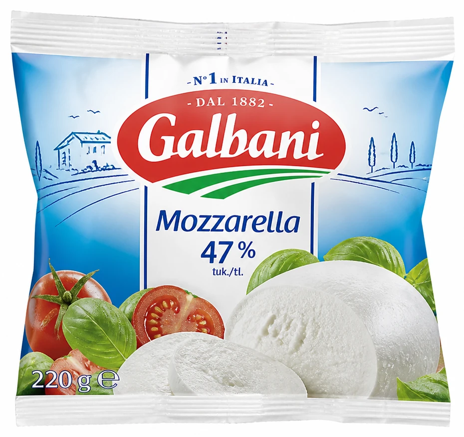 Mozzarella 47 %
