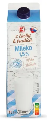 Čerstvé mlieko 1,5 %