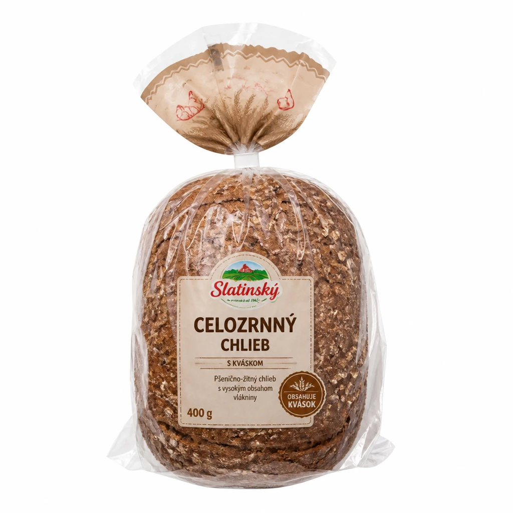 Slatinský celozrnný chlieb
