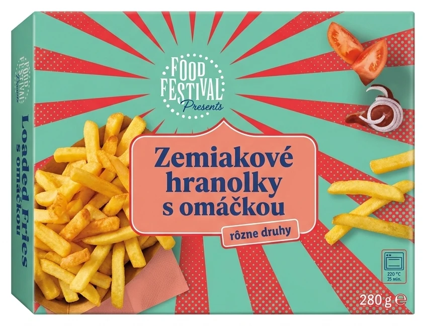 Zemiakové hranolky s omáčkou