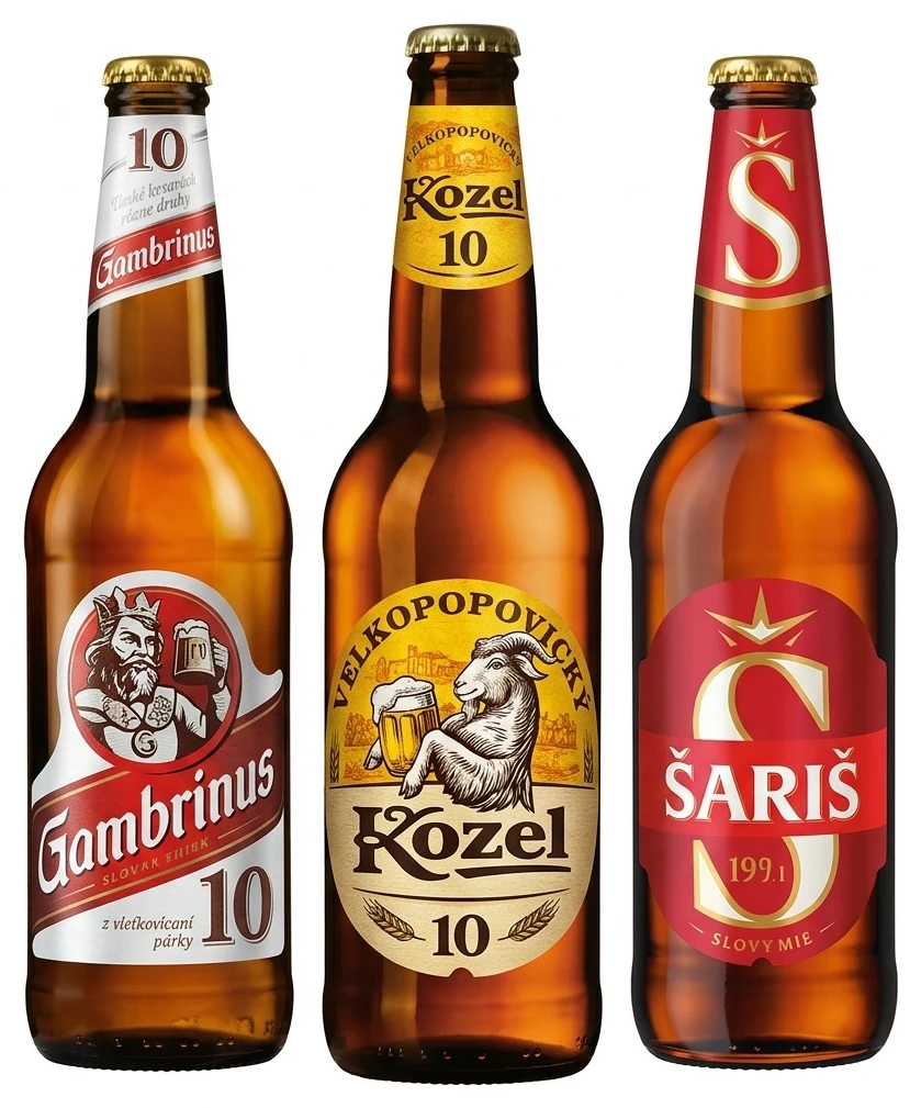 Gambrinus/Kozel/Šariš
