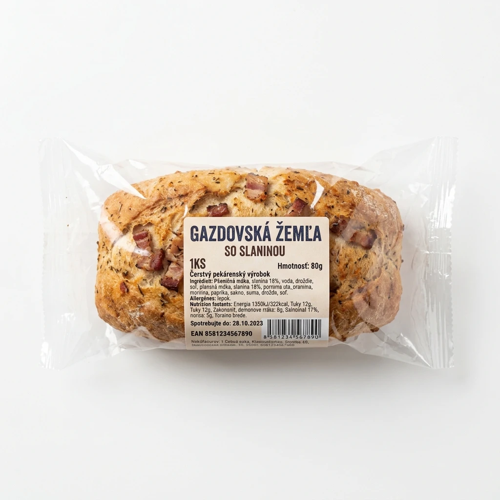 GAZDOVSKÁ ŽEMĽA SO SLANINOU 1KS
