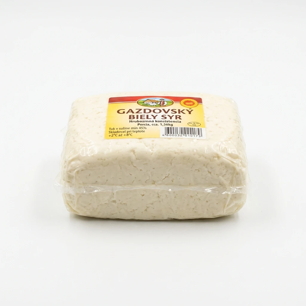 GAZDOVSKÝ BIELY SYR PORC.CA.1,56KG