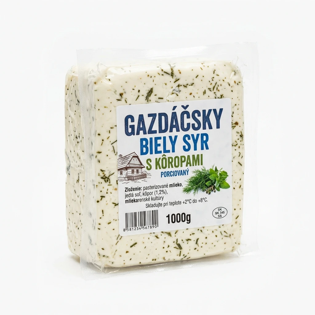 GAZ.BIELY SYR S KOR.PORC.CA.1,56KG