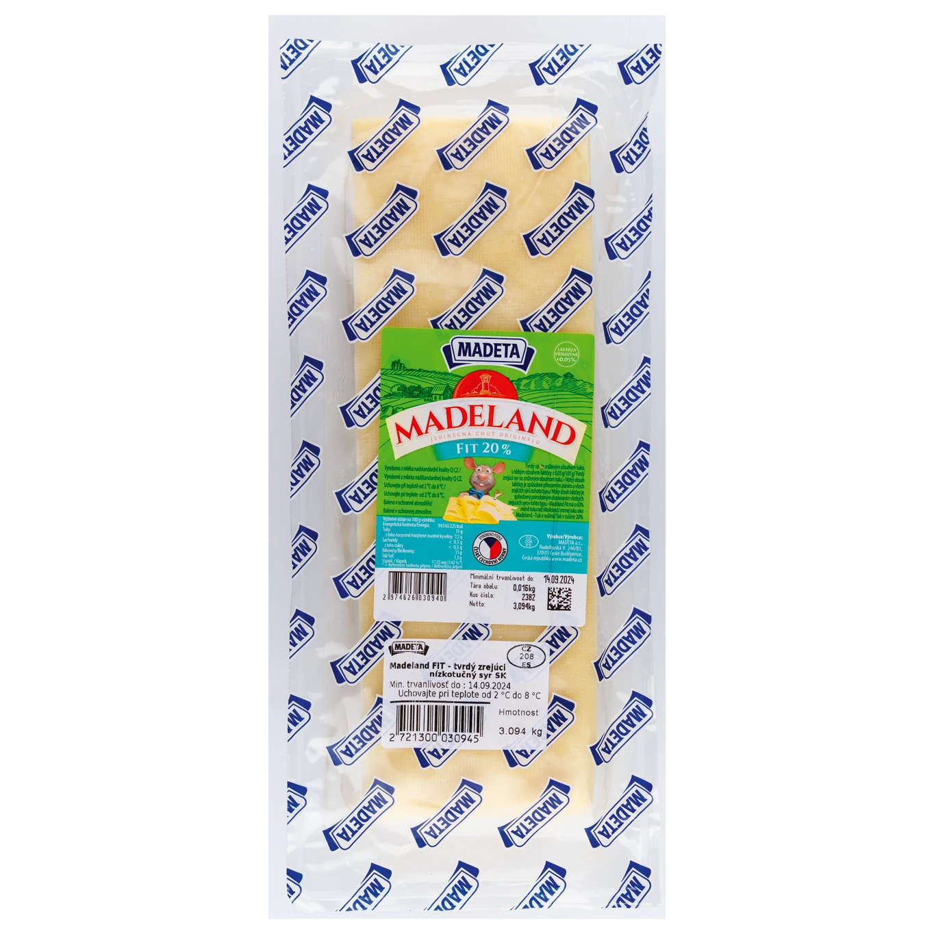 MADELAND FIT 20% BLOK CA.3,2KG