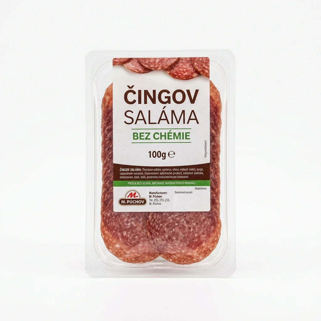 ČINGOV SALÁMA BEZ CHÉMIE 100G M.PÚCHOV