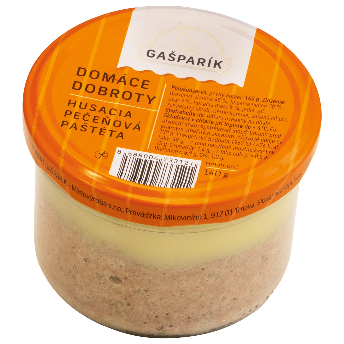HUSACIA PAŠTÉTA ELLA 140G GAŠPARÍK