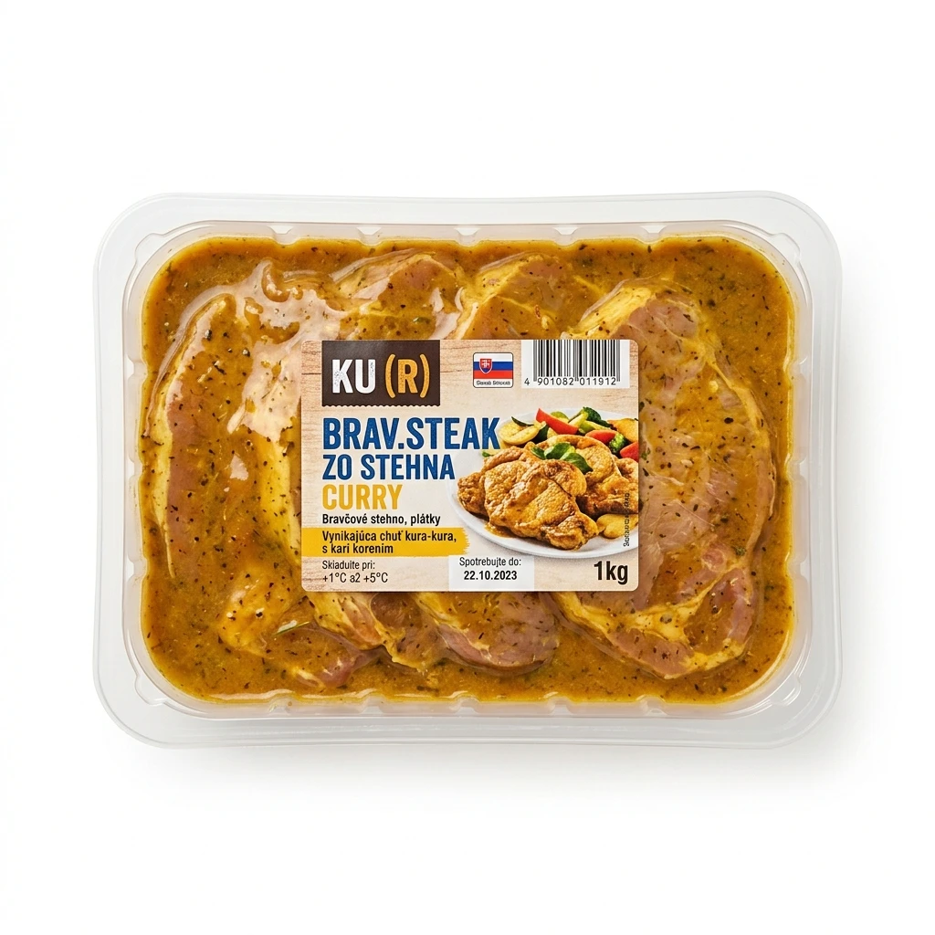 KU (R) BRAV.STEAK ZO STEHNA CURRY