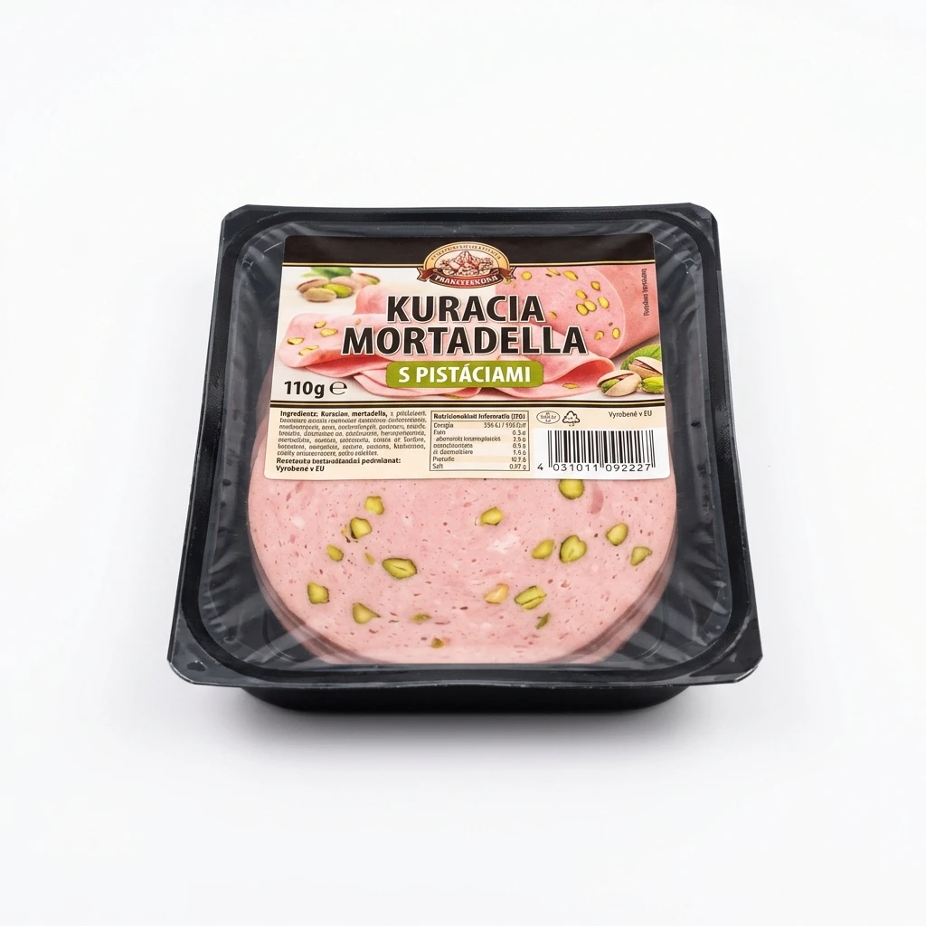 KURACIA MORTADELLA S PISTÁCIAMI 110G RGB