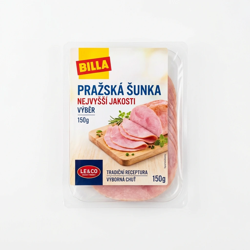 BILLA PRAŽSKÁ ŠUNKA ZTS 150G LE &amp; CO