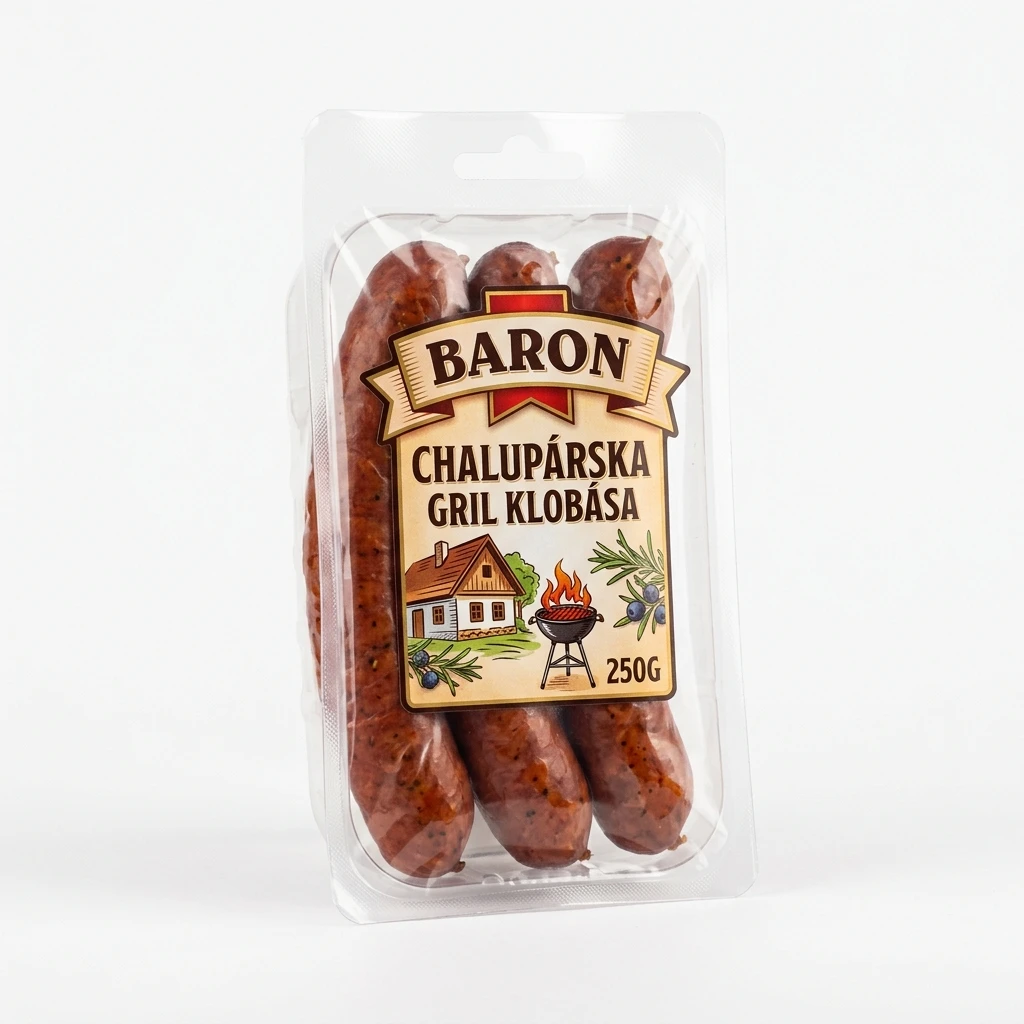 BARON CHALUPÁRSKA GRIL KLOBÁSA 250G