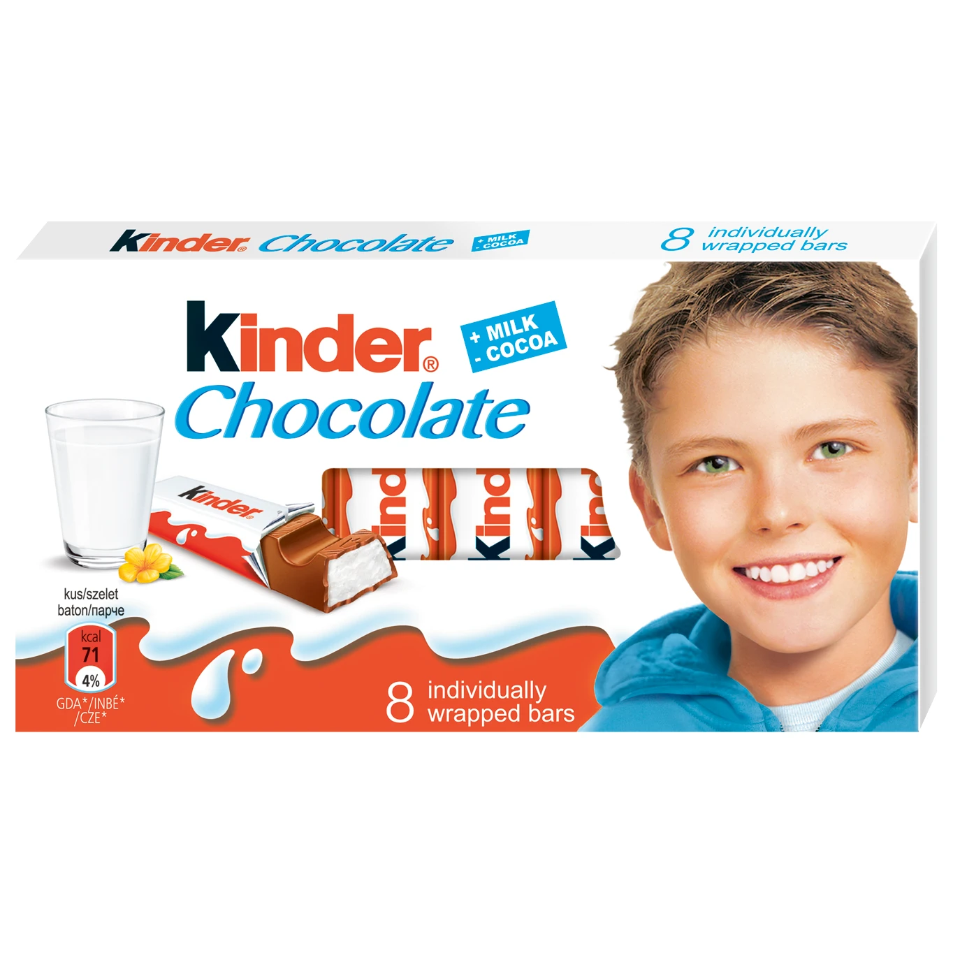 KINDER ČOKOLÁDA T 8 100G