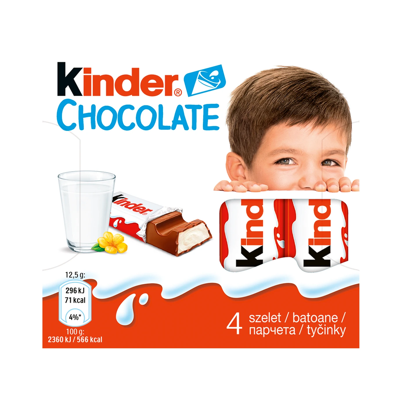 KINDER ČOKOLÁDA 50G T4
