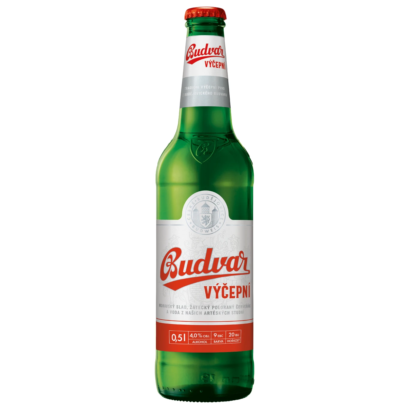 BUDVAR 10% SVETLÉ PIVO 0,5L VF