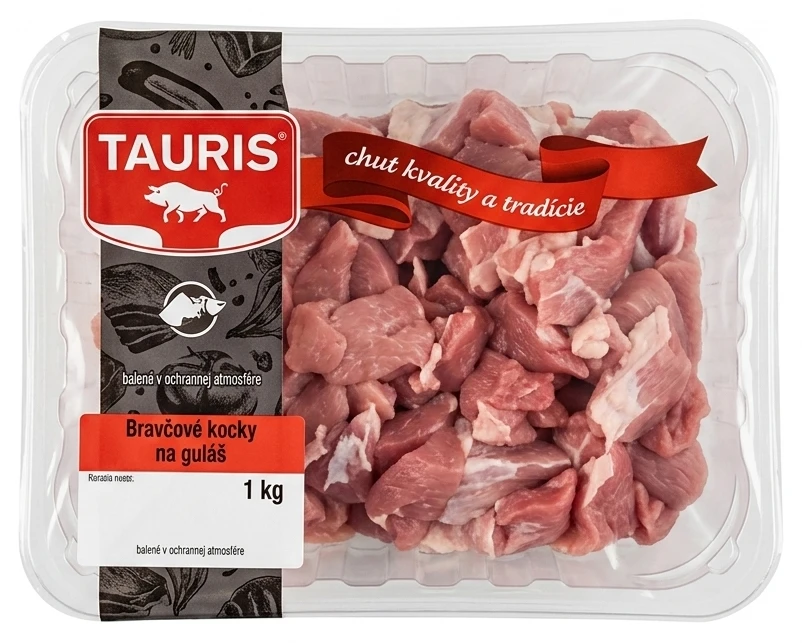 Bravčové kocky na guláš