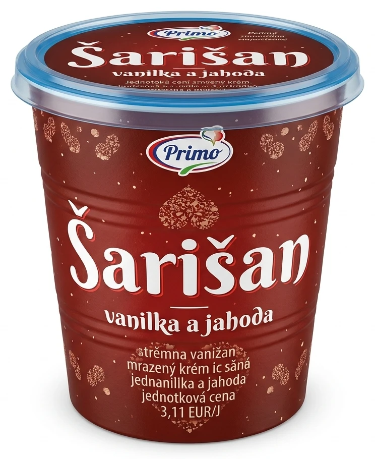 Šarišan mrazený krém