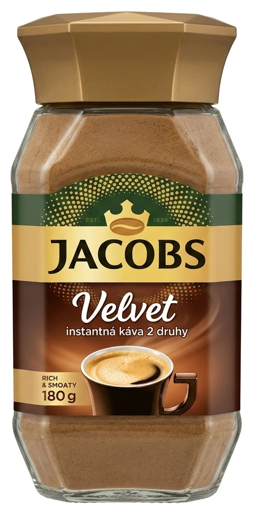 Jacobs Velvet instantná káva 2 druhy
