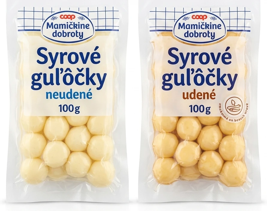 Mamičkine dobroty Syrové guľôčky 2 druhy