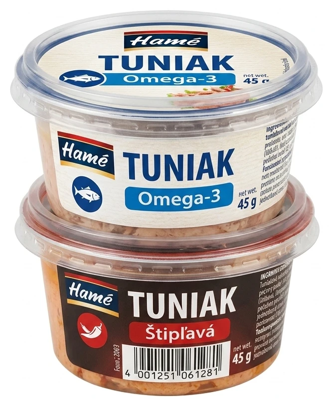 Tuniaková nátierka 2 druhy