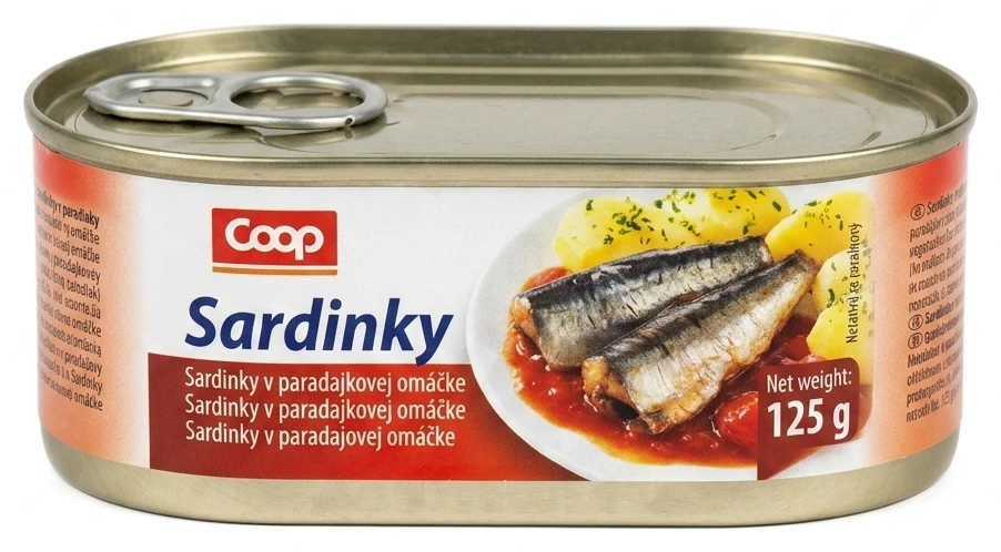 Sardinky 3 druhy