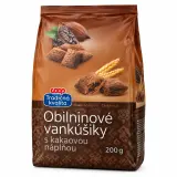 Tradičná kvalita Obilninové vankúšiky s kakaovou náplňou