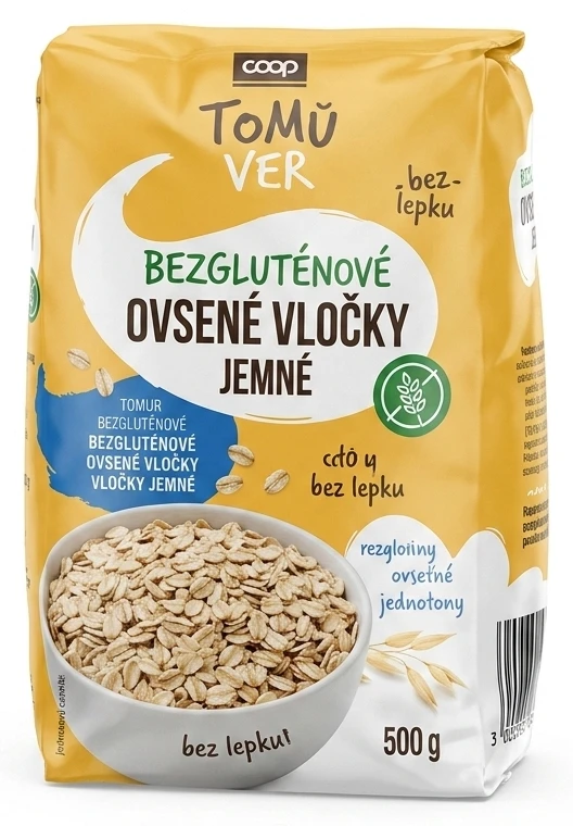 TOMU VER Bezgluténové ovsené vločky jemné