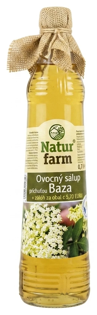 Natur Farm sirup s bazovou príchuťou