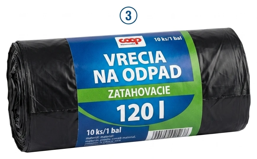 Vrecia na odpad 120l