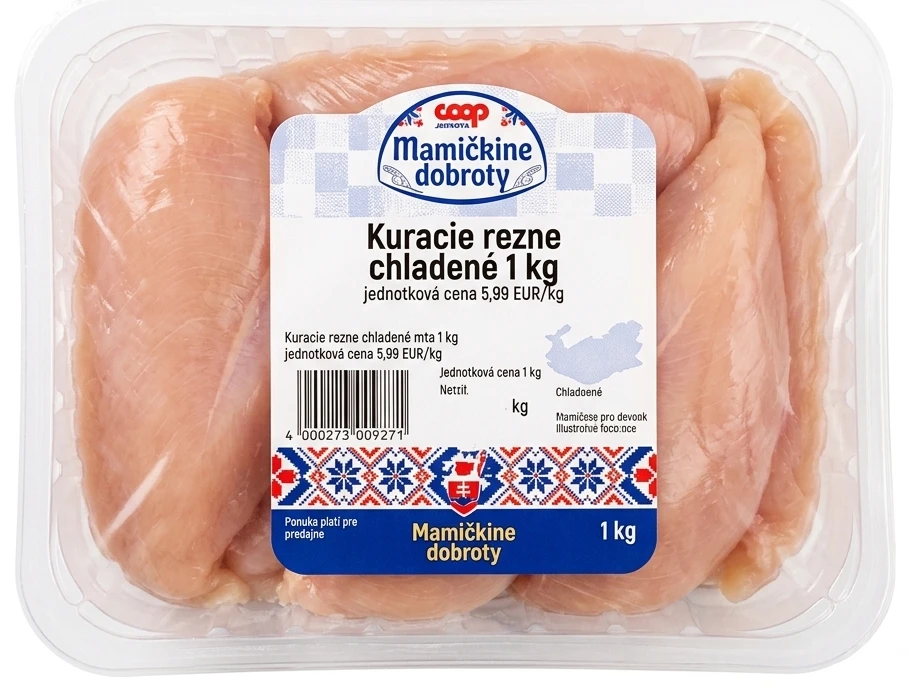 Mamičkine dobroty Kuracie rezne chladené