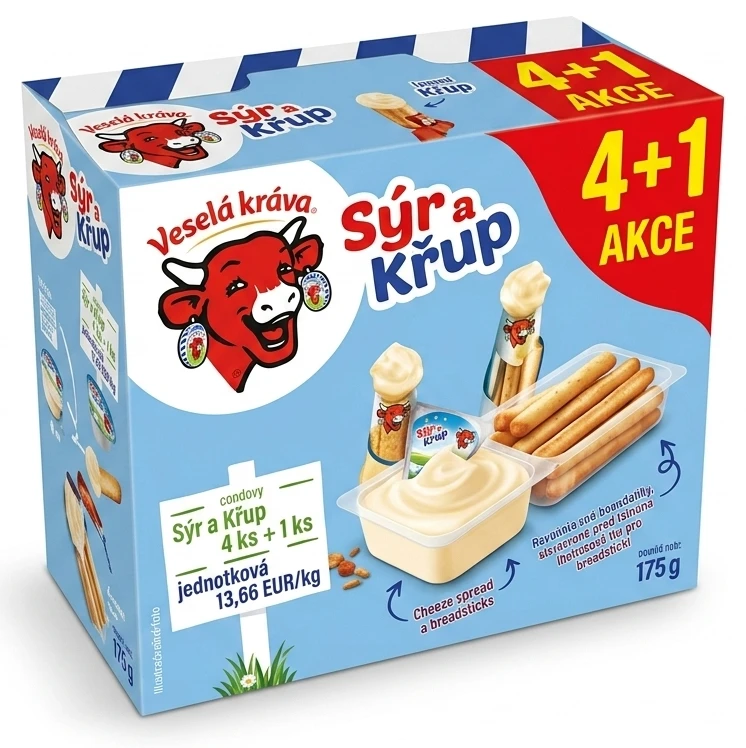 Sýr a Křup 4 ks + 1 ks