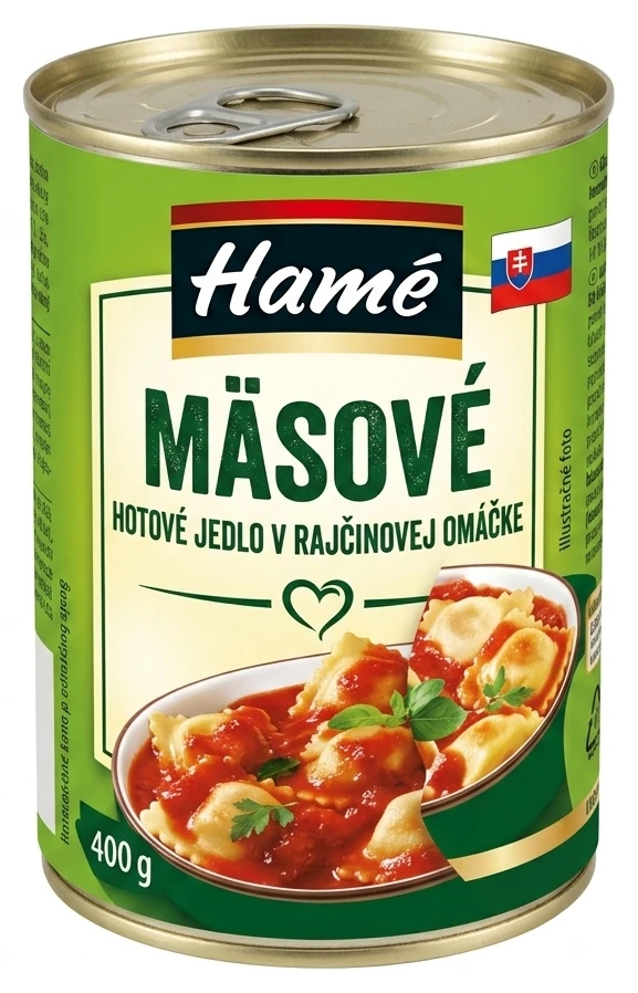 Hamé hotové jedlo 2 druhy