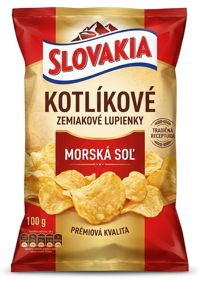 Slovakia kotlíkové zemiakové lupienky 2 druhy