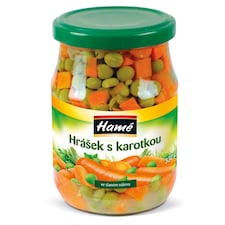 Hamé Hrášok s karotkou v mierne slanom náleve 330 g