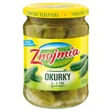 Znojmia Uhorky pasterizované 50-70 mm 520 g