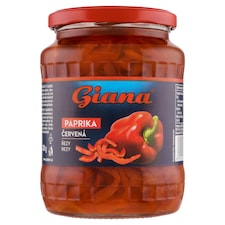 Giana Červená paprika rezy 650 g