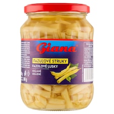 Giana Fazuľové struky krájané v slanokyslom náleve 680 g