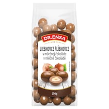 Dr. Ensa Lieskovce v mliečnej čokoláde 250 g