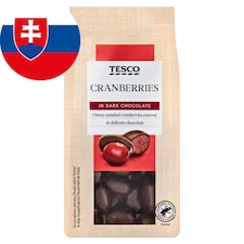 Kandizované brusnice v horkej čokoláde 120 g