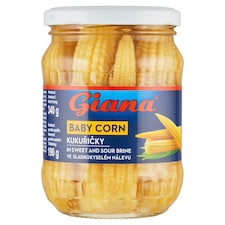 Giana Kukuričky v sladkokyslom náleve 340 g