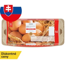 Čerstvé vajcia M 10 ks