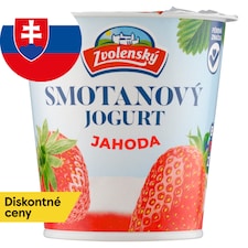 Zvolenský Smotanový jogurt jahoda 145 g