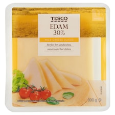 Polotvrdý zrejúci polotučný syr plátky 30% 100 g