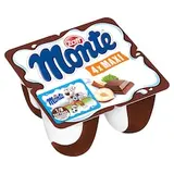 Zott Monte Maxi mliečny dezert čokoládový s lieskovými orieškami 4 x 100 g (400 g)
