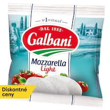 Galbani Mozzarella Light mäkký polotučný parený syr 125 g