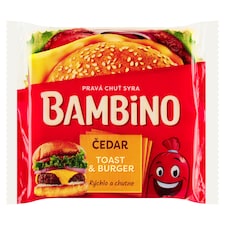 Bambino Toast & Burger čedar 130 g