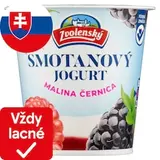 Zvolenský Smotanový jogurt malina černica 145 g