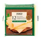 Tavený plátkový syr so syrom emmentaler 12 x 16,67 g (200 g)