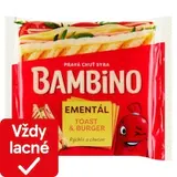 Bambino Toast & Burger ementál 130 g