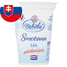 BABIČKA SMOTANA KYSLÁ 14% 200 g