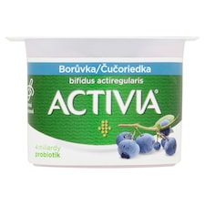 Activia jogurt čučoriedka a višňa 120 g
